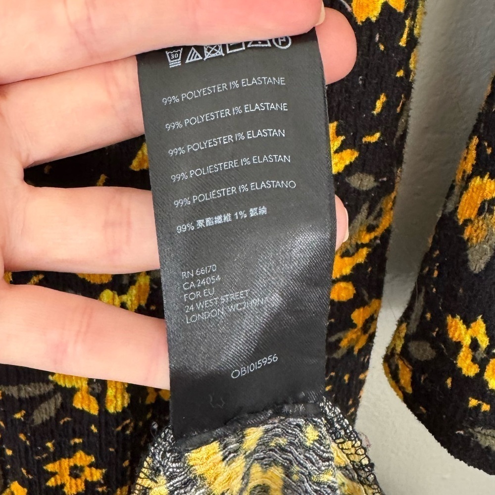 Free People Tiers of Joy Midi Dress - Black Floral - Picture 6 of 8